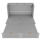 Full Size Murphy Bed with drawer and a set of Sockets & USB Ports
