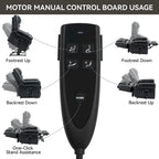 Brown Genuine Leather Power Lift Recliner with Heat Massage & USB