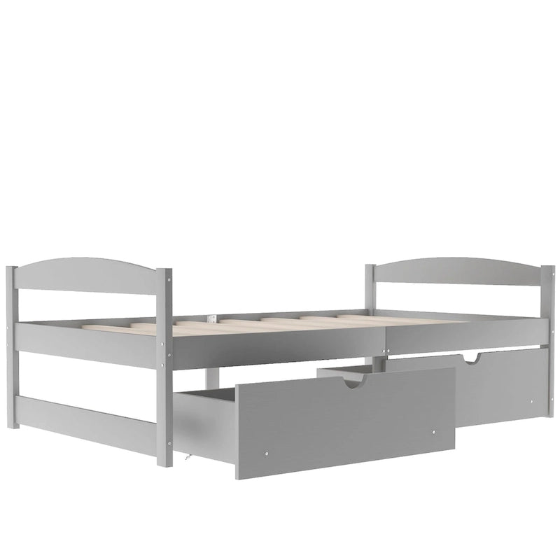 Twin size platform bed