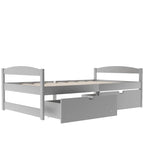Twin size platform bed