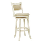 McNiven 30-inch Swivel Bar Stool with Solid Back