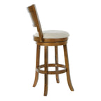 McNiven 30-inch Swivel Bar Stool with Solid Back