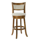 McNiven 30-inch Swivel Bar Stool with Solid Back