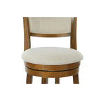 McNiven 30-inch Swivel Bar Stool with Solid Back
