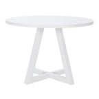 Catron White Round Dining Table