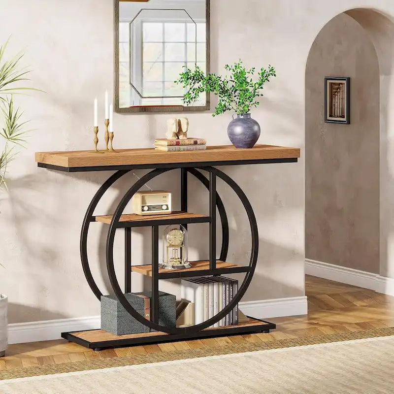 41.3 Console Entryway Table, 4 Tiers Sofa Table