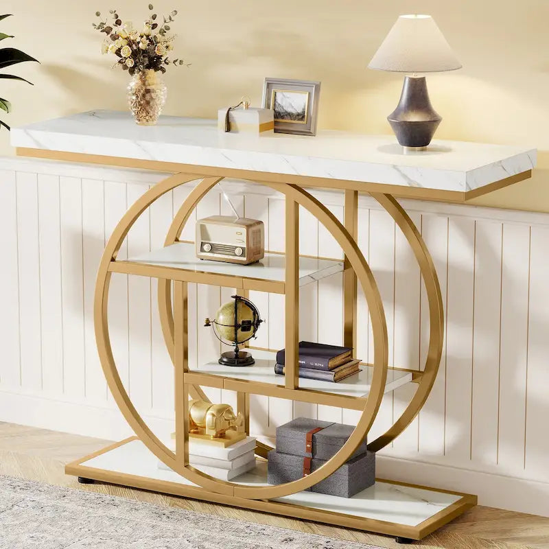 41.3 Console Entryway Table, 4 Tiers Sofa Table