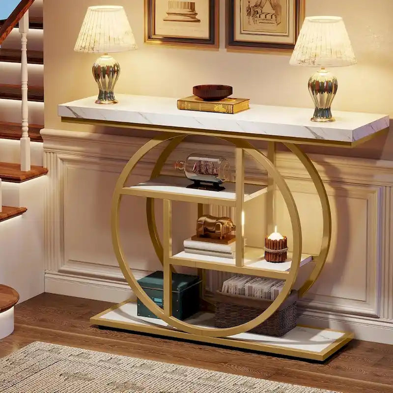 41.3 Console Entryway Table, 4 Tiers Sofa Table
