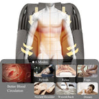 Massage Chair Recliner with Zero Gravity Airbag Massage Bluetooth Speaker Foot RollerBlack