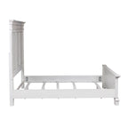 Abbey Park Antique White King Panel Bed