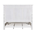 Abbey Park Antique White King Panel Bed