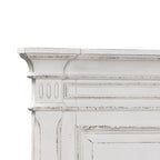 Abbey Park Antique White King Panel Bed