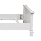 Abbey Park Weathered Brown & Antique White Queen Panel Bed