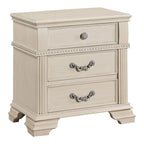 Stroh Traditional Wood 2-Drawer Nightstand with USB Charger