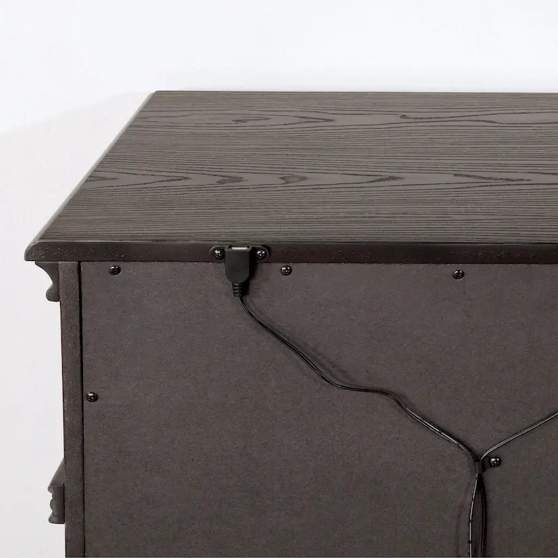 Stroh Traditional Wood 2-Drawer Nightstand with USB Charger