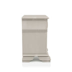 Stroh Traditional Wood 2-Drawer Nightstand with USB Charger