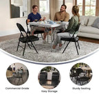 2 Pack Double Braced Metal Folding Chair