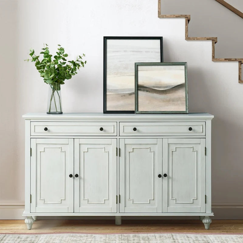 Ruby 58-inch Traditional Wide 2-Drawer Sideboard with Adjustable Shelves