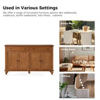 Ruby 58-inch Traditional Wide 2-Drawer Sideboard with Adjustable Shelves