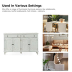 Ruby 58-inch Traditional Wide 2-Drawer Sideboard with Adjustable Shelves