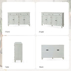 Ruby 58-inch Traditional Wide 2-Drawer Sideboard with Adjustable Shelves