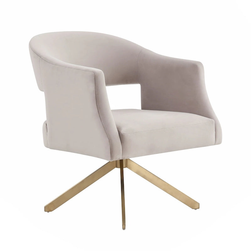 Sanni Swivel Accent Chair 27Wx29Dx33H