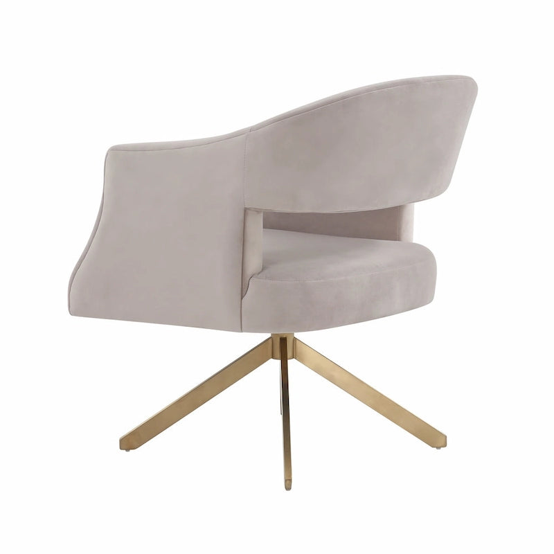Sanni Swivel Accent Chair 27Wx29Dx33H