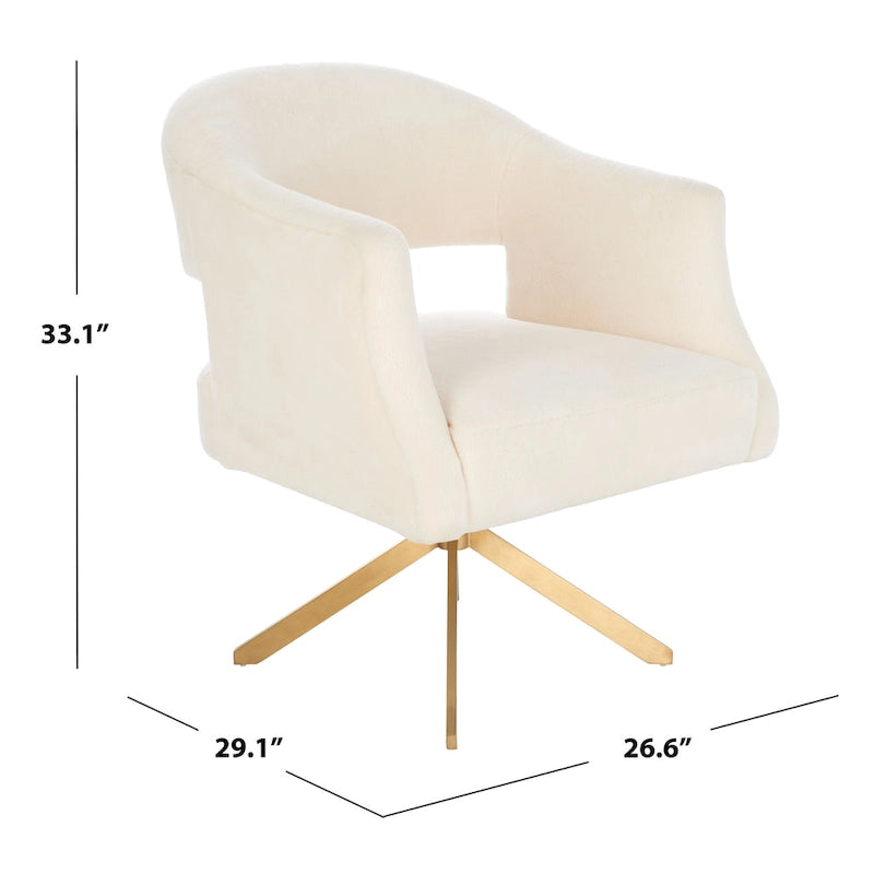 Sanni Swivel Accent Chair 27Wx29Dx33H
