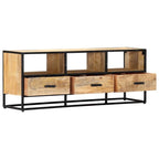 TV Stand 47.2x11.8x17.7 Solid Mango Wood