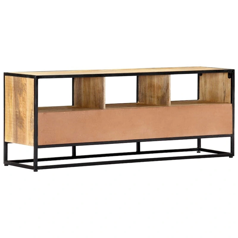 TV Stand 47.2x11.8x17.7 Solid Mango Wood
