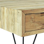 TV Stand 47.2x13.8x13.8 Solid Teak Wood Colonial Style