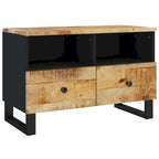 TV Stand 27.6x13x18.1 Solid Mango Wood