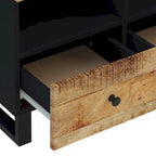 TV Stand 27.6x13x18.1 Solid Mango Wood