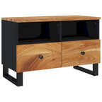 TV Stand 27.6x13x18.1 Solid Mango Wood