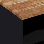 TV Stand 27.6x13x18.1 Solid Mango Wood