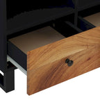 TV Stand 27.6x13x18.1 Solid Mango Wood