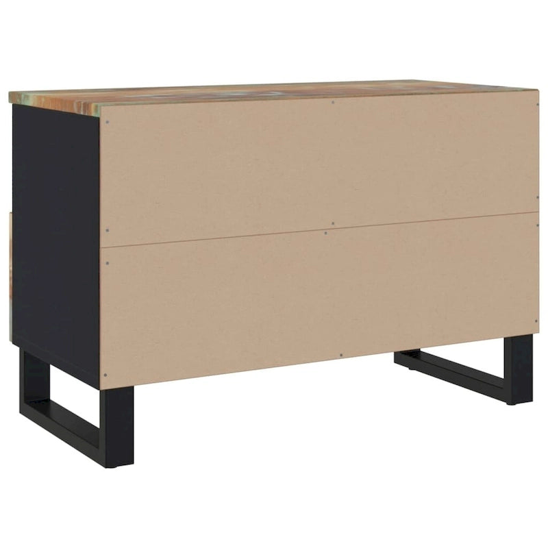 TV Stand 27.6x13x18.1 Solid Mango Wood