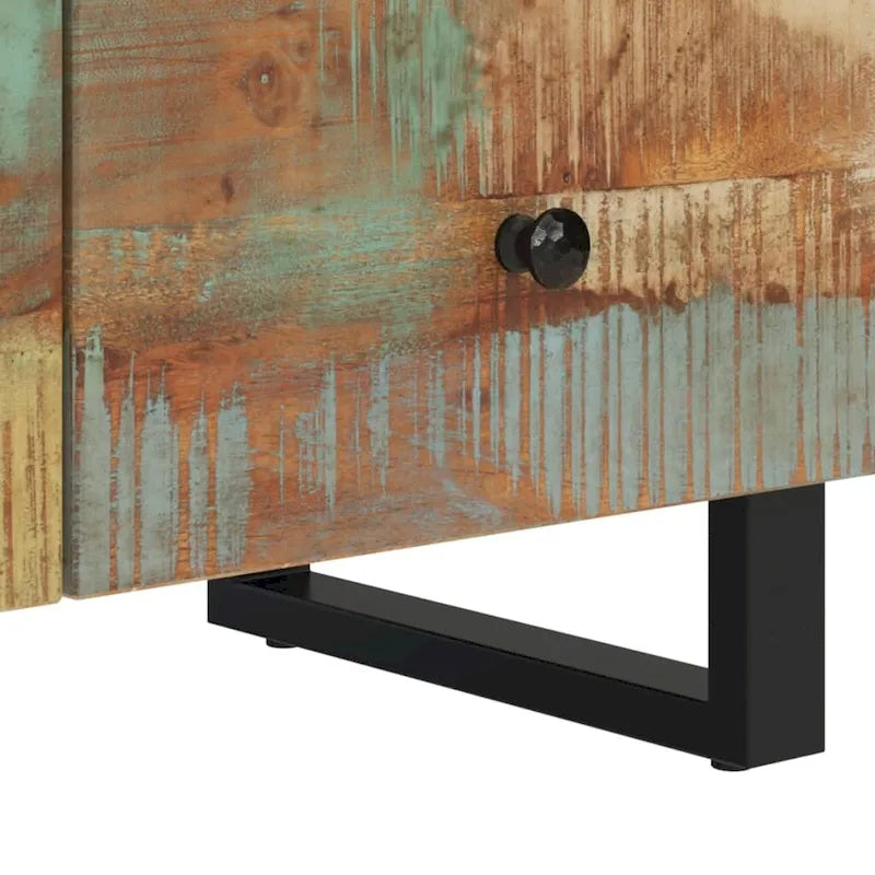 TV Stand 27.6x13x18.1 Solid Mango Wood