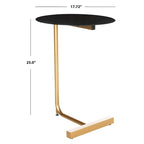 Aline Round Side C-Table 18Wx18Dx25H