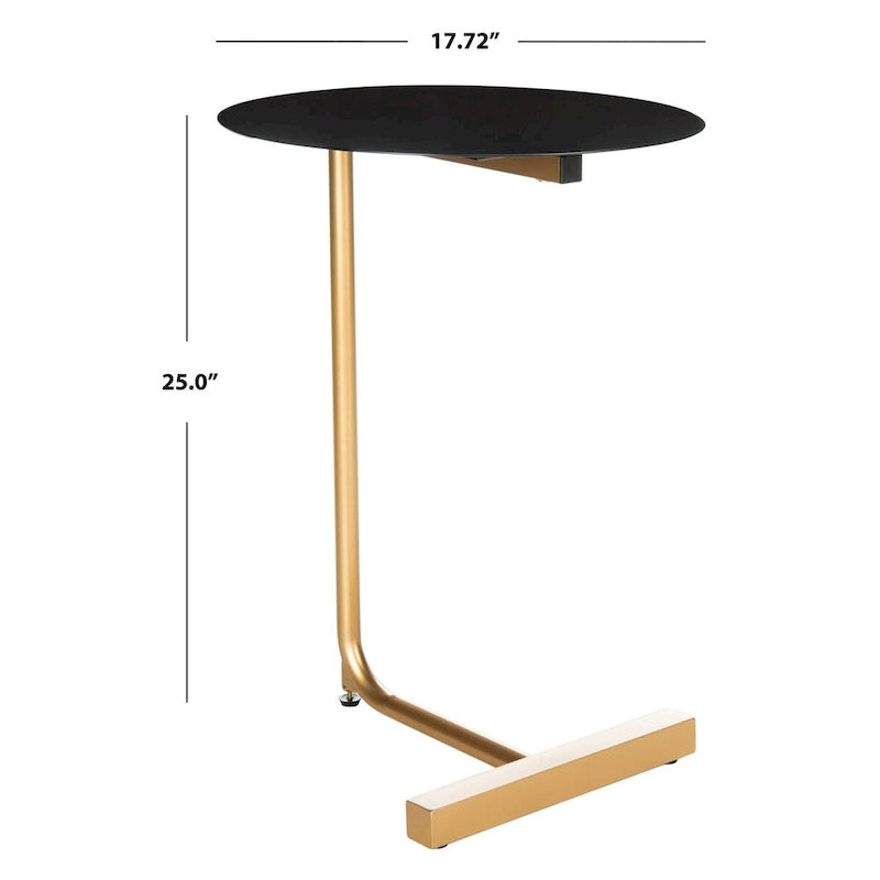 Aline Round Side C-Table 18Wx18Dx25H
