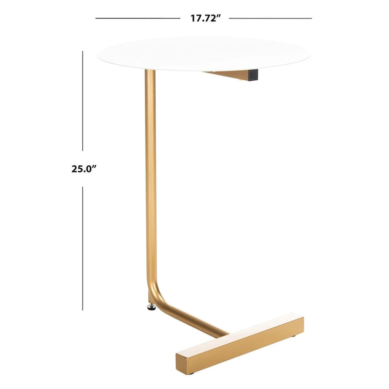 Aline Round Side C-Table 18Wx18Dx25H