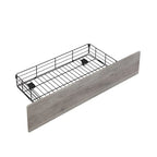Bed Frame with Storage Headboard Charging Station, Solid and Stable,